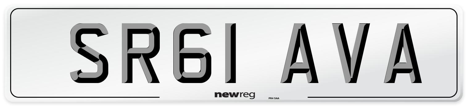 SR61 AVA Number Plate from New Reg